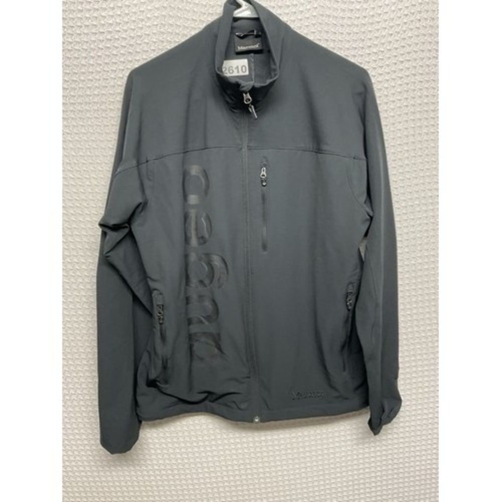 Marmot Black Logo Softshell Full Zip Outdoor Jacket Men Medium China